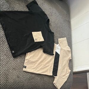 Kenneth Cole New York Kids Black and Tan Tees